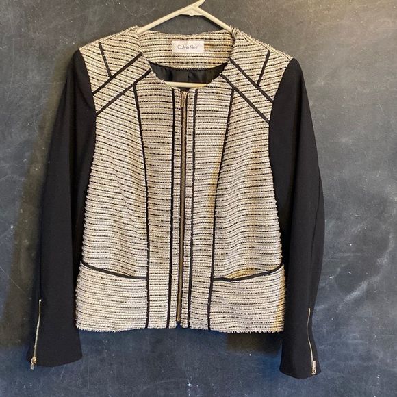 Calvin Cline Jaket size 12 P. Super classy and elegant! Good condition! - Picture 1 of 13